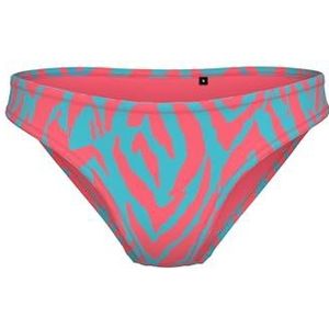 Chiemsee Bikinibroekje, strakke pasvorm, 5025 turquoise/rood, 38