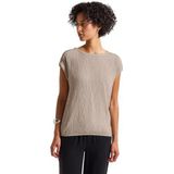 Street One Dames Blouse shirt met tape details in Beige, in size: 34