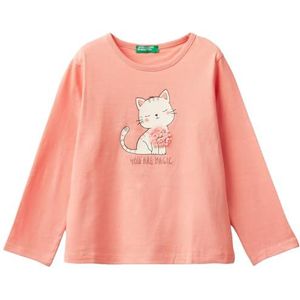 United Colors of Benetton T-shirt M/L, Roze, 2 anni