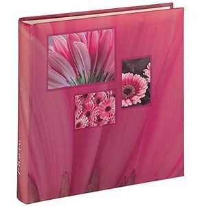 Hama Jumbo Fotoalbum Singo (fotoboek 30x30 cm, album met 100 witte pagina's, fotoalbum om in te plakken en zelf vorm te geven), roze