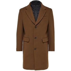 SELETED HOMME - Slhjoseph Noos - Wollen Jas - Beige