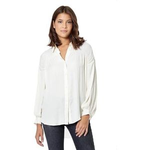 Kaporal Dameshemd, model Nemo-Color, zwart, maat, offwhi, XL