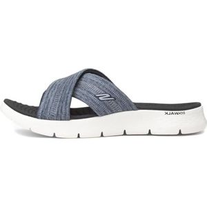 Skechers Dames O-t-g GO Walk Flex sandaal onder de indruk, Navy textiel, 37 EU