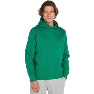 Tommy Hilfiger Heren HILFIGER ROUNDEL HOODY Olympisch Groen S, Olympisch Groen, S