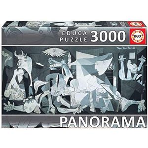 Educa 11502, Guernica, 3000 panorama-puzzels voor volwassenen en kinderen vanaf 14 jaar, Pablo Picasso