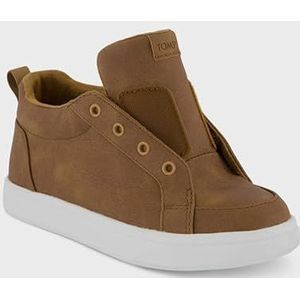 TOMS Cruz Mid Sneaker, Toffee Microsuede, 13 UK, Toffee Microsuede, 32.5 EU