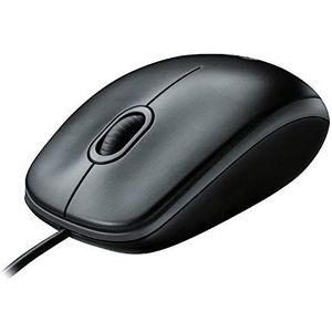 Logitech B100 - USB Optische Muis - Zwart - 800 DPI