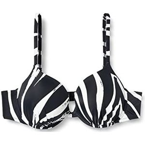 Triumph Vrouwen Summer Mix & Match WHU 01 pt Bikini, White-Dark Combination, 38B, Wit - Dark Combination, 38