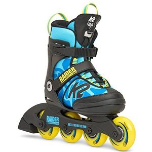 K2 Raider Pro 30H0400 Inlineskates voor jongens, verstelbare kinderskates, blauw, geel