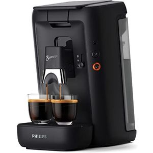Philips Senseo Maestro Koffiepadmachine, 1.2 Liter Waterreservoir, Koffiesterktekeuze en Memofunctie, Groen Product, Kleur: Zwart