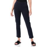 Chino Broek - Dark Blue - Katoen - Riemlussen, Steekzakken, Ritssluiting