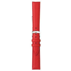 Morellato Leren armband voor herenhorloge TWINGO rood 20 mm A01U1877875083CR20, rood, Met bandjes