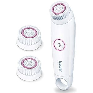 Beurer gezichtsborstel fc 45: diepgaande reiniging voor een voelbaar zachtere huid, waterbestendig & borstelkop voor Beurer FC 45