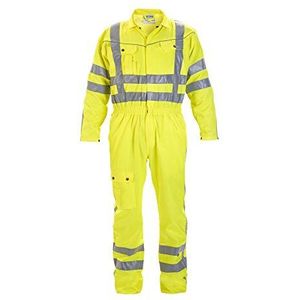 Hydrowear 048462FY Antwerpen Beaverline Zomer Overall, Hi-Vis Geel, 48 Maat