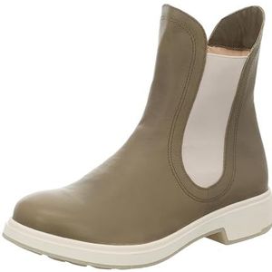 Think! Cogita chroomvrij gelooide duurzame Chelsea-boots voor dames, 2010 Taiga, 39 EU