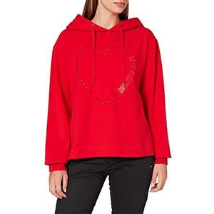 Love Moschino Womens Sweatshirt, RED, 40
