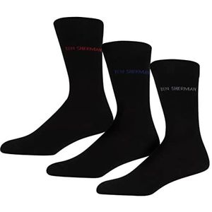 DKNY Heren Hedgehunter In Zwart Met Multi Colour Branding Katoen Mix Stof - Pack Van 3 Ben Sherman Trew Sokken, Zwart, 7-11 UK, Zwart, 41-45 EU