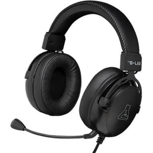 The G-Lab - Korp Titanium - Gaming Headset - Filaire - Jack 3.5 mm, Son Stéréo Haute qualité, Microfoon Détachable