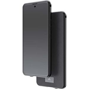 Black Rock - Hoes leder 360 graden glazen case geschikt voor Samsung Galaxy A53 5G I telefoonhoes, magnetische sluiting, cover set (zwart met lederen achterkant)