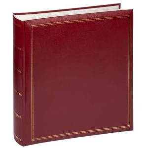 Walther design Monza zelfklevend fotoalbum, rood, 33x34 cm, 50 vellen, SK-127-R