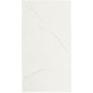 TOM TAILOR douchehanddoek, 70 x 140 cm, 100% katoen/badstof, met twee hangers en label met logo, kleur COLOR BATH TOWEL wit (Crisp White)