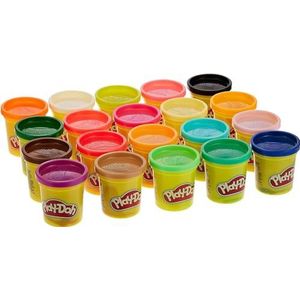 Play-Doh A7924EUC Super Kleurenset (set van 20), klei voor fantasierijk en creatief spelen, No Color