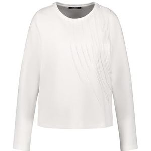 Taifun T-shirt voor dames, gebroken wit, 36