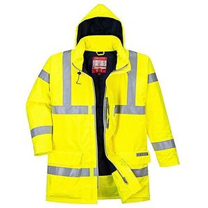 Portwest S778 Bizflame Regen Hi-Vis Ademende en Antistatisch FR Jack, Geel, Grootte XS