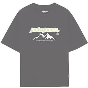 JACK & JONES Jcoflare Front Tee Ss Crew Neck FST, pavement, S