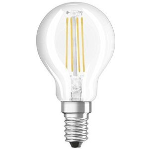 BELLALUX LED lamp | Lampvoet: E14 | Warm wit | 2700 K | 4 W | helder | BELLALUX CLP [Energie-efficiëntieklasse A++]