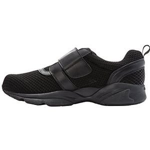 Propét Heren Stabiliteit X Strap Sneaker, Zwart, 9 UK X-Wide