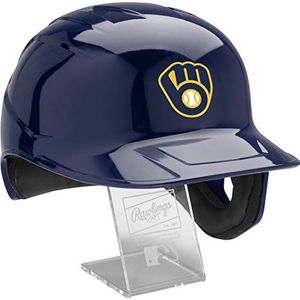 Rawlings Officiële MLB Mach Pro Replica Baseball Batting Helm Series, Milwaukee Brewers