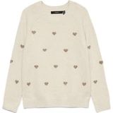 Vero Moda - Vmdoffy Intarsia - Trui - Crème - Dames