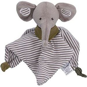 Sterntaler Baby Unisex knuffeldoek kleine olifant Eddy - knuffelhanddoek baby, knuffelhanddoek - grijs