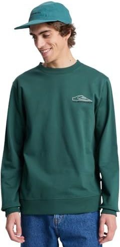 Quiksilver - Basic Graphic - Sweatshirt - Groen - Regular Fit