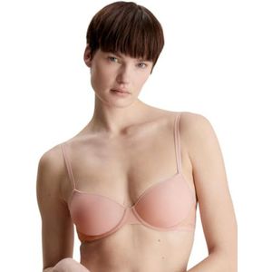 Calvin Klein Demi-Plunge bh's voor dames, Roze (ingetogen), 75C