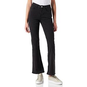 JACQUELINE de YONG Female Flared Jeans JDYNew Flora Life High, Donkergrijs denim, 32