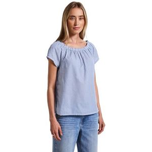 Street One - Gestreepte Blouse - Blauw - Dames