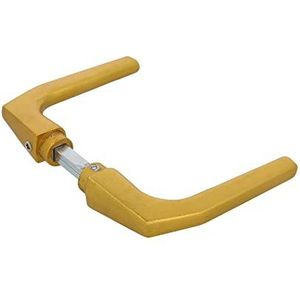 Amig - Deurgrepen zonder deurbordje | Mod. 2114 | 104 x 56 mm | Elegant en eenvoudig design | ergonomische handgreep | Gouden aluminium