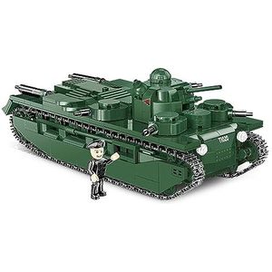 COBI Historische Collectie: The Tank Museum VICKERS A1E1 ONAFHANKELIJKE Zware Tank