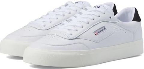 Superga 3843 Court Schoenen - Wit - Leer - Laag Model