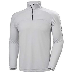 Helly Hansen heren waterkracht sneldrogende 1/2 rits dubbele gebreide trui, 854 grijze mist, xxl