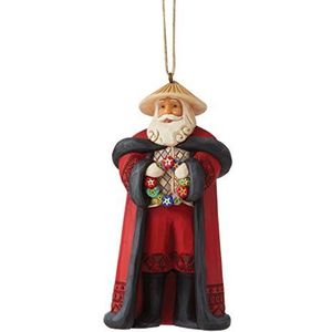 Enesco Jim Shore Heartwood Creek Kerstmis rond de wereld Filipijnse Kerstman opknoping ornament, veelkleurig