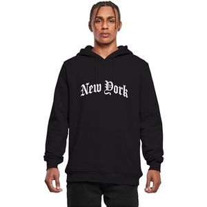 Mister Tee - New York Wording Hoody - Zwart - MT3585