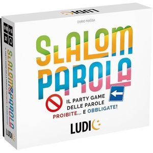 Ludic Slalom It57304 Woord Het Woordspel Verboden En Obligate It57304 gezelschapsspel voor de familie voor 4-16 spelers, Made in Italy