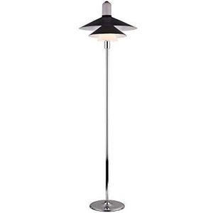 Lumineca staande lamp met twee metalen lampen Coffie Hon, 4 W, bruin, diameter: 45 cm, hoogte: 160 cm