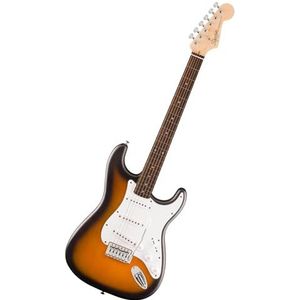 Fender Squier Debut Series Stratocaster Electric Guitar, Beginner Guitar, with 2-Year Warranty, 2-Colour Sunburst