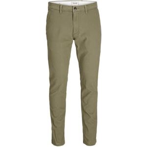 JACK & JONES - JJIMARCO JJDAVE - Chino Broek - Olijfgroen
