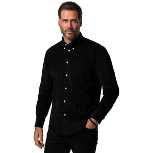 JP 1880, heren, grote maten, hemd, BD, MF, cord, 1/1, Donkerblauw, L