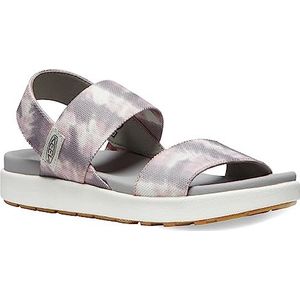 KEEN Dames Elle Backstrap Wedge Sandaal, Fawn Tie Dye Ster Wit, 39.5 EU